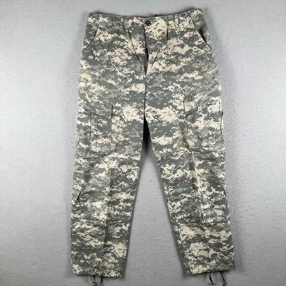 US Military Pants Medium Regular Digital Camo ACU Army Combat Uniform Cargo - Picture 1 of 16
